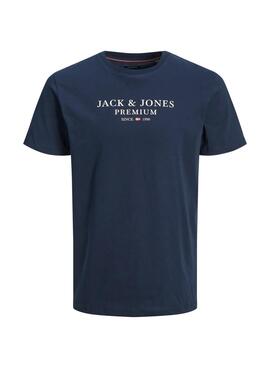 T-shirt Jack and Jones Bluarchie bleu marine pour homme