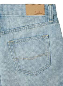 Jupe en jean Pepe Jeans A-Line lavée claire pour fille