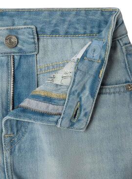 Jupe en jean Pepe Jeans A-Line lavée claire pour fille