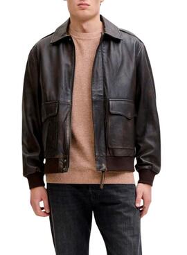 T-shirt Jack and Jones Bluriley corail pour homme