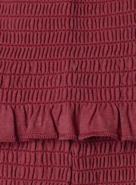 Haut Pepe Jeans Georgina bordeaux pour fille