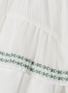 Shorts Pepe Jeans Hetty blanc pour fille