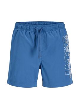 Maillot de bain Jack and Jones Maui bleu pour enfant