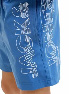 Maillot de bain Jack and Jones Maui bleu pour enfant