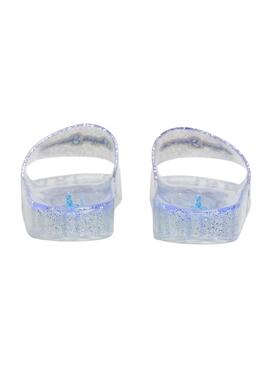 Tongs Pepe Jeans Wave Pop avec paillettes pour fille.