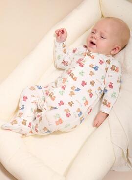 Pack Mayoral deux grenouillères oursons multicolores pour bébé