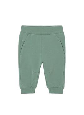 Ensemble de trois pièces mayoral, couleur vert fluo, pour bébé.