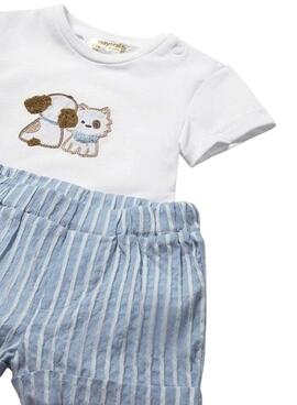 Ensemble short et casquette Ciel.