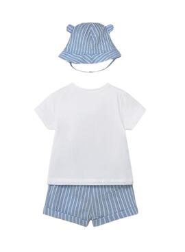 Ensemble short et casquette Ciel.