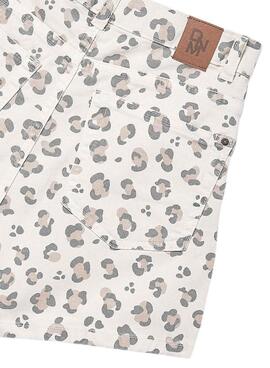 Bermudes Mayoral imprimé animal beige pour fille