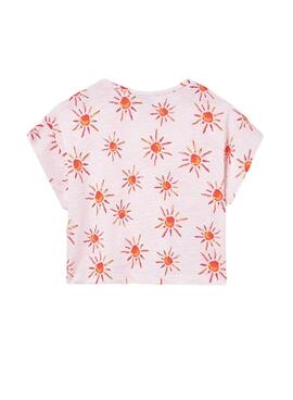 T-shirt Mayoral Sol rose pour fille