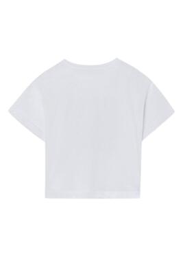 T-shirt Mayoral Life is Good jaune pour fille