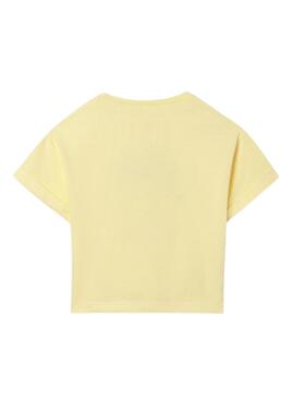 T-shirt Mayoral Fresh Lemons jaune pour fille