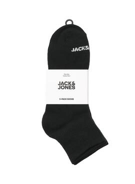 Paquete de calcetines Jack and Jones Cluca negro para hombre