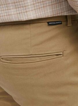 Pantalon Jack and Jones Kane chino beige pour homme