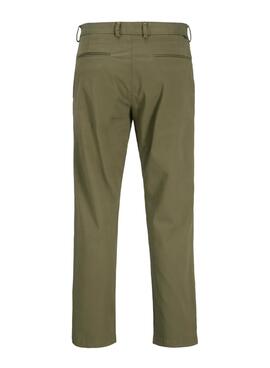 Pantalon Jack and Jones Kane chinois vert pour homme.