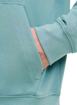 Sweat à capuche Jack and Jones Cole turquoise pour homme