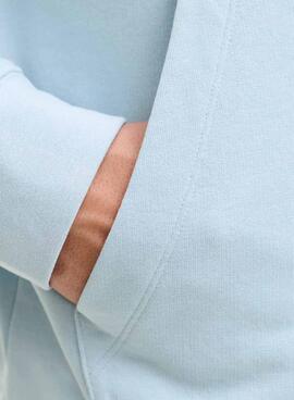 Sweat à capuche Jack and Jones Cole bleu pour homme