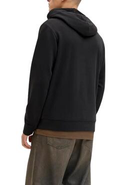 Sweatshirt Jack and Jones Cole noir pour homme