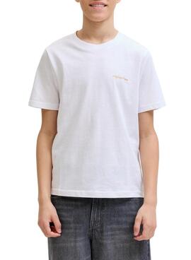 T-shirt Jack and Jones Ontauk blanc pour enfant