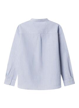 Chemise Pepe Jeans James à rayures bleues pour garçon