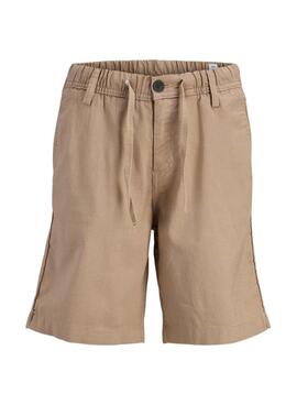 Bermudas Jack and Jones Jaiden camel pour enfant