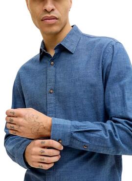 Chemise Jack and Jones Summer bleue pour homme