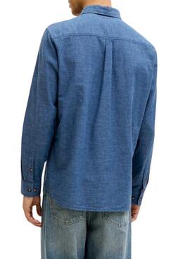 Chemise Jack and Jones Summer bleue pour homme