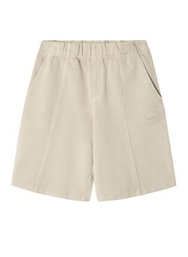 Bermuda Pepe Jeans William beige pour enfant