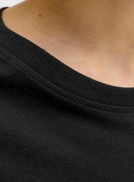 T-shirt Jack and Jones Ontauk noir pour enfant