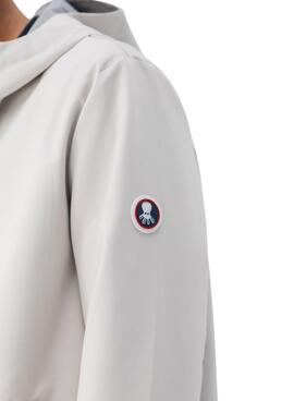 Parka El Pulpo imperméable beige pour homme