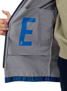 Parka El Pulpo imperméable beige pour homme