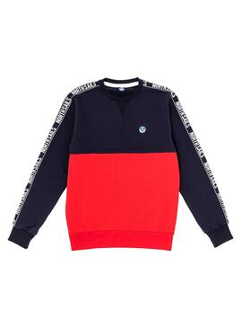 Sweat North Sails Tape Rouge Homme
