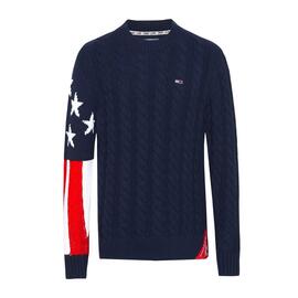 Pull Tommy Jeans American Flag Homme