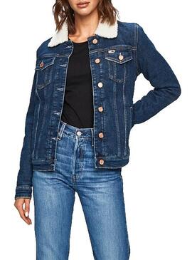 Veste Tommy Jeans Sherpa Pour Femme