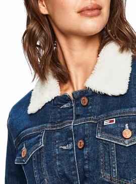 Veste Tommy Jeans Sherpa Pour Femme