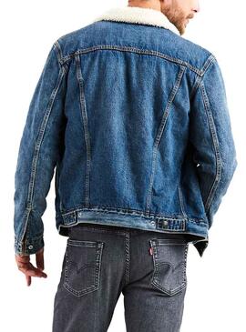 Veste Levis Trucker Sherpa Mid Homme