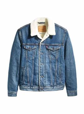 Veste Levis Trucker Sherpa Mid Homme