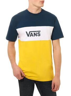 T-Shirt Vans Retro Active Jaune Homme