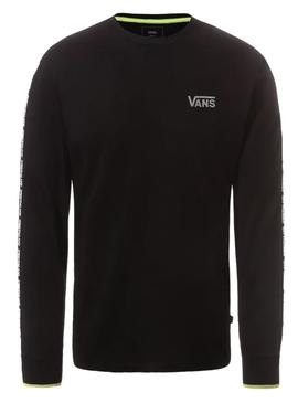 T-Shirt Vans Reflective Long Noir Homme