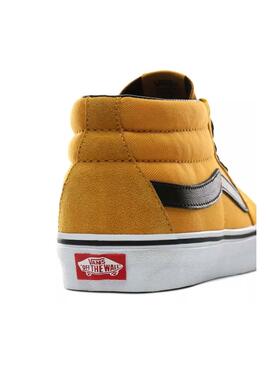 Vans sk8 best sale mid jaune