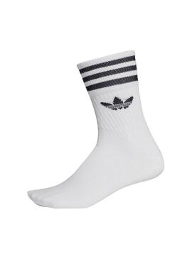 Socks Adidas Mid Blanc Pour Homme et Femme