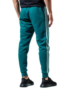 Pantalon Adidas 3 Stripes Vert pour Homme