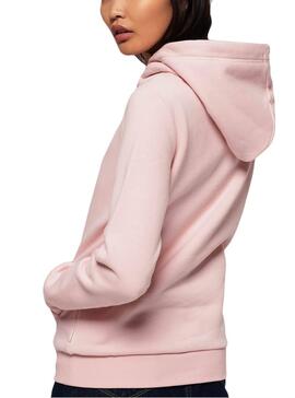 Sweat Superdry Premium Brand Pink Femme