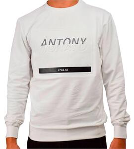 Sweat Antony Morato Logo Blanc Pour Homme