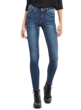 Pantalon Only Carmen Reg SK Bleu Femme