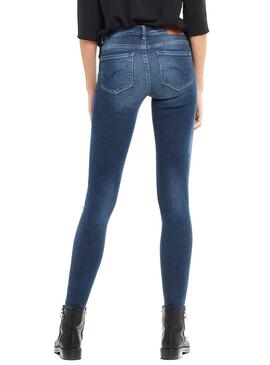 Pantalon Only Carmen Reg SK Bleu Femme