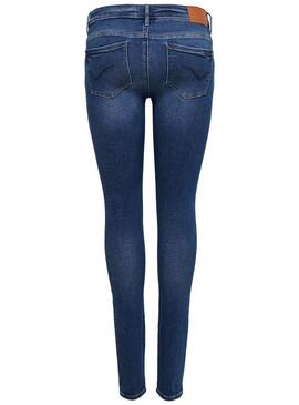 Pantalon Only Carmen Reg SK Bleu Femme