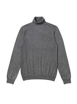 Pull Lacoste Tricot Homme Gris