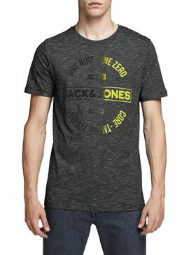 T-Shirt Jack and Jones Comick Noir Homme